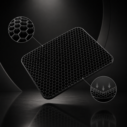 ComfortCore honeycomb gel cushion airflow detail for cool seating