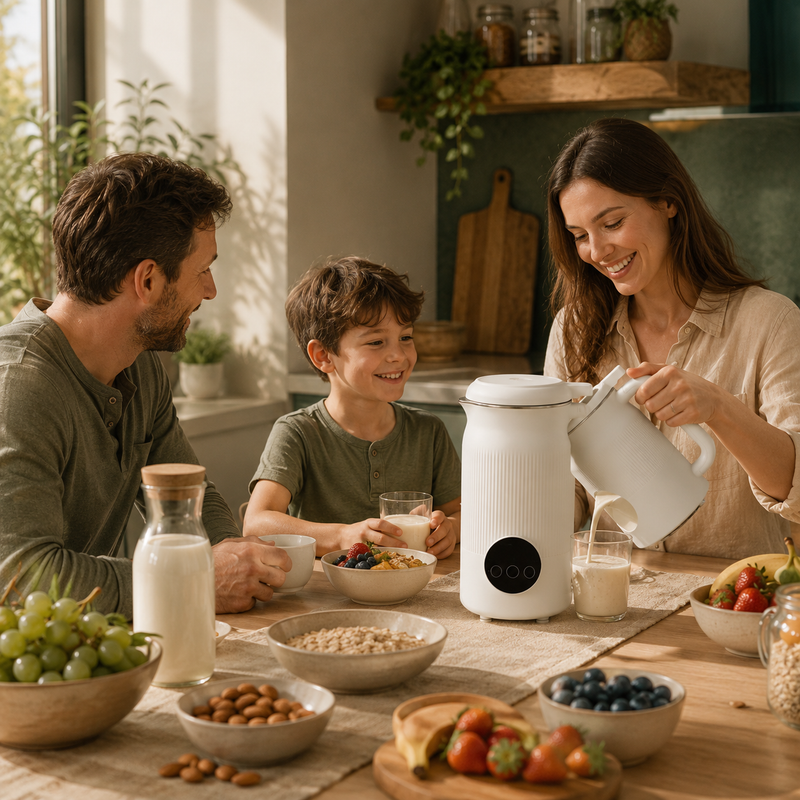 Fresh, Clean Plant Milk Made Easy for the Whole Family