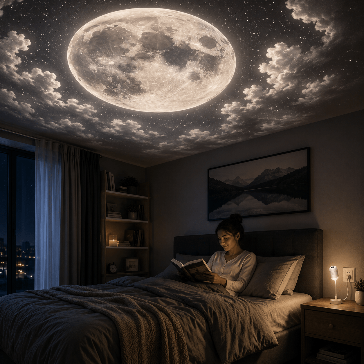 Aurae™ 2-in-1 Projection Lamp - BrindleGoods