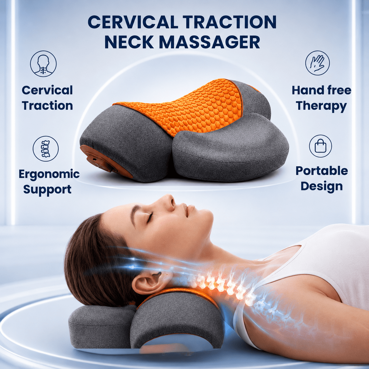 Cervia™ Cervical Traction Massager - BrindleGoods