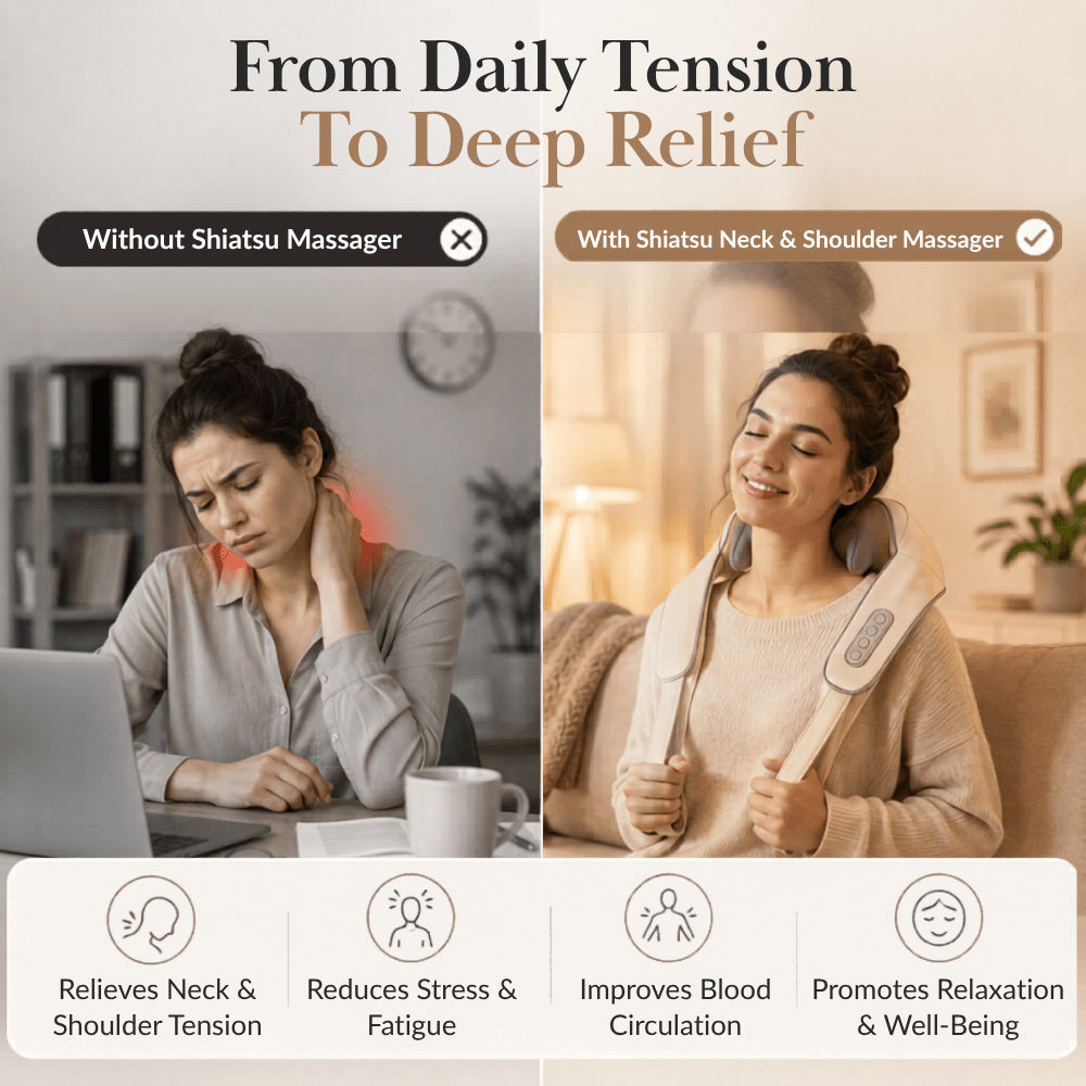 Cordless Neck And Shoulder Massager - BrindleGoods