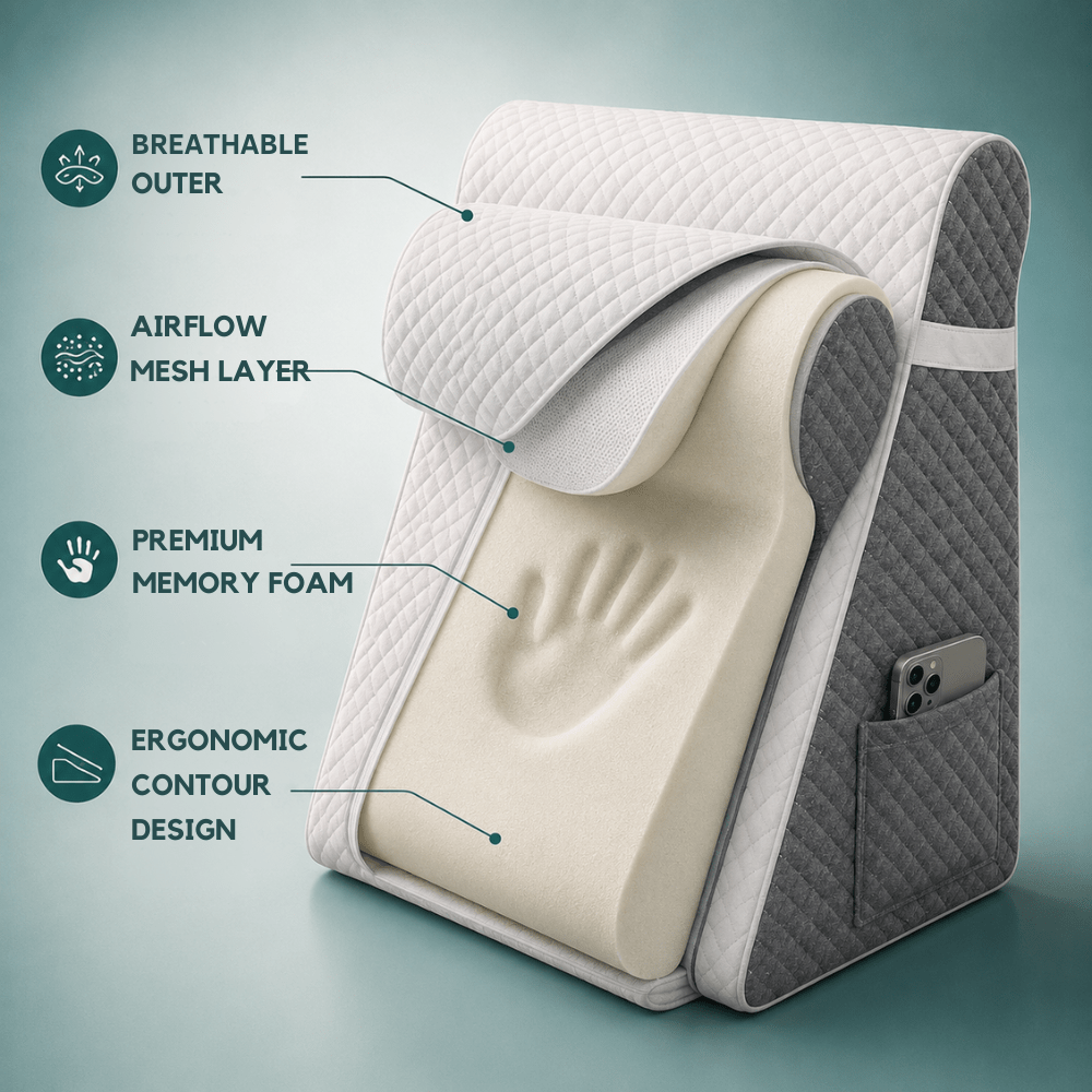 Hush™ Anti - Snoring Pillow - BrindleGoods