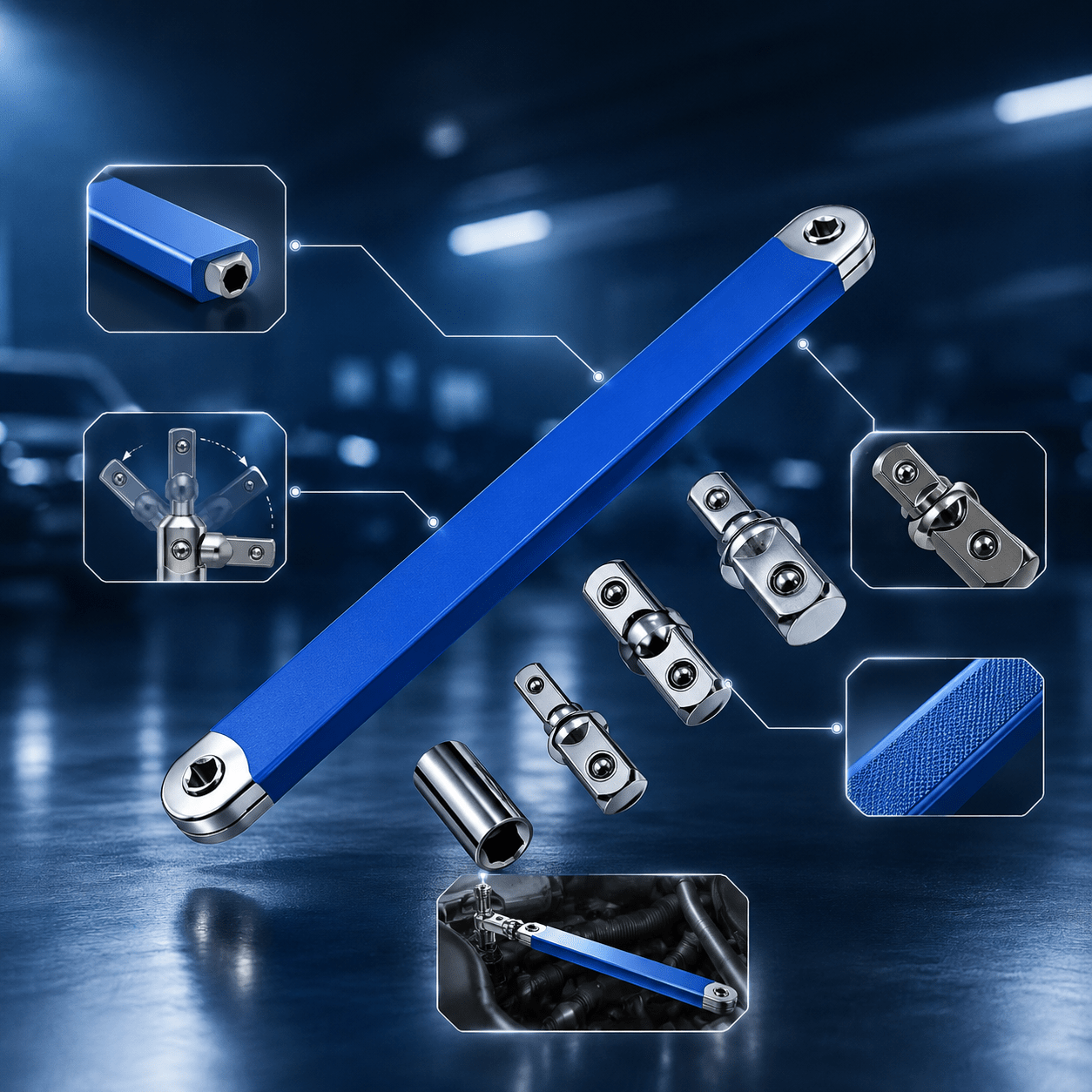 KnuckleSaver™ Offset Wrench - BrindleGoods