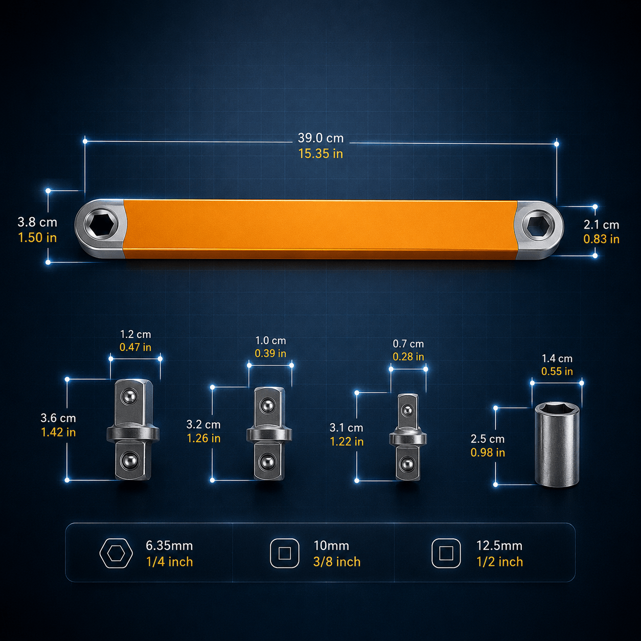 KnuckleSaver™ Offset Wrench - BrindleGoods