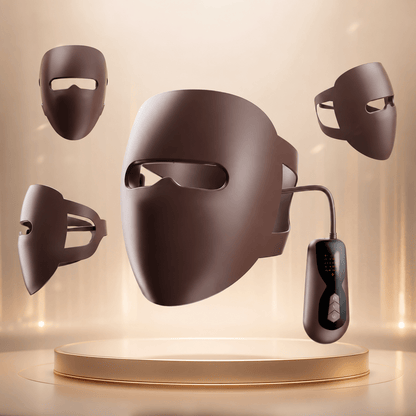LumaGlow LED face mask, lightweight cordless rechargeable design